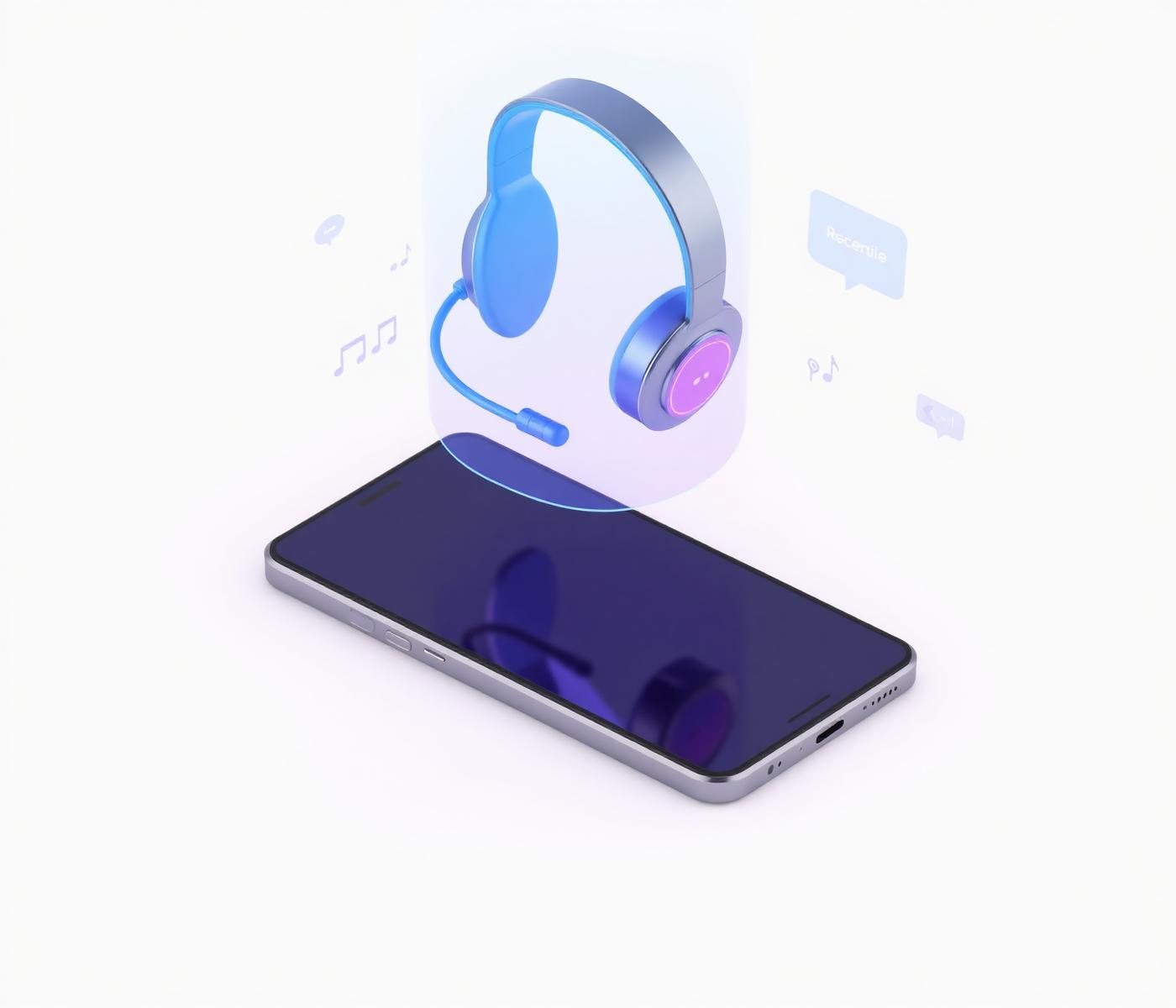 AI phone answering visualization